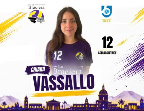 La ‘rivincità di Chiara Vassallo, la schiacciatrice palermitana torna in B2 indossando il gialloviola